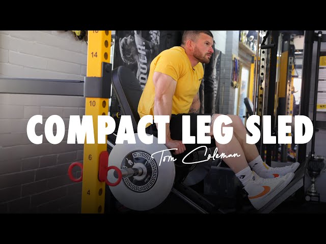 Tom Coleman Reviews the Powertec Compact Leg Sled | Garage Gym Leg Day Setup (UK Home Gym Tour)