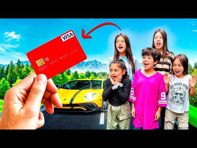 LE DI mi TARJETA DE CRÉDITO a LOS NIÑOS por 7 DÍAS