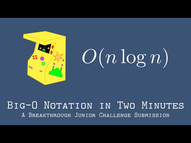 Big-O Notation in Two Minutes | Breakthrough Junior Challenge 2025