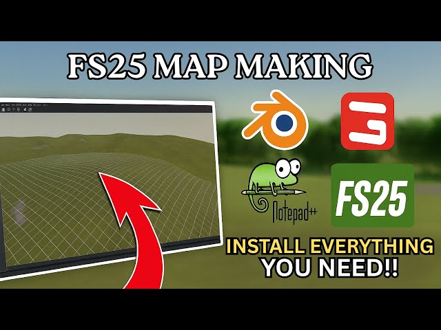 How to Install Everything for FS25 Map Modding | Farming Simulator 25