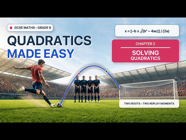 GCSE Maths Quadratics Made Easy ⚽ Factorising, Formula & Discriminant | GCSE Grade 7–9 | Part 2