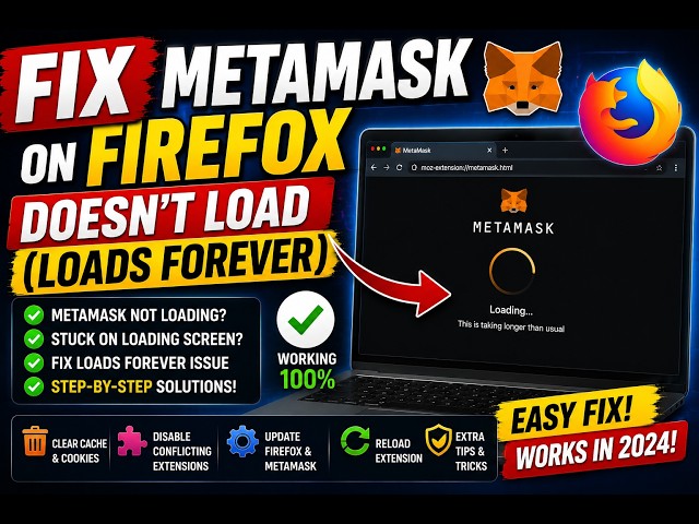 Fix Metamask on Firefox doesn't load (loads forever)