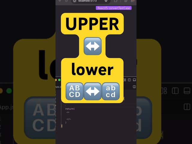 ReactJS: Input CASE conversion