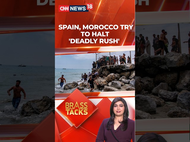 60,000 Migrants Cross Into Spain's Ceuta From Morocco as Border Crisis Deepens | N18S