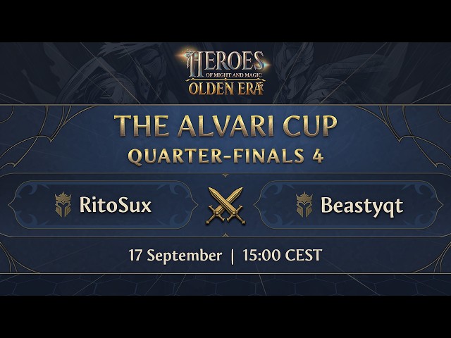 Heroes of Might And Magic: Olden Era: Alvari Cup Quarterfinals! Beastyqt vs Ritosux!