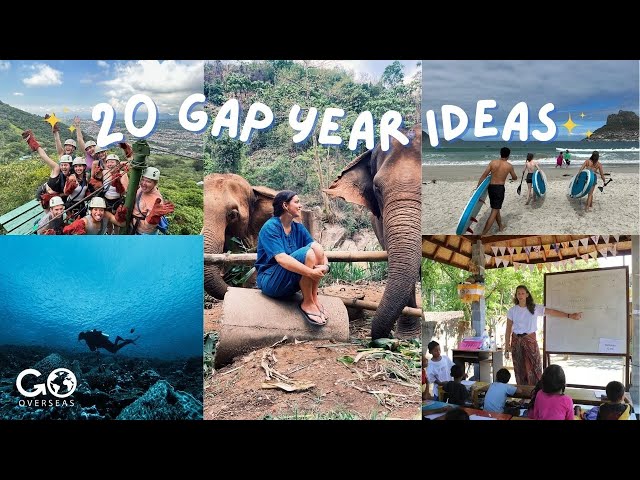 20 Gap Year Ideas and How to Plan One! 🗺️✈️