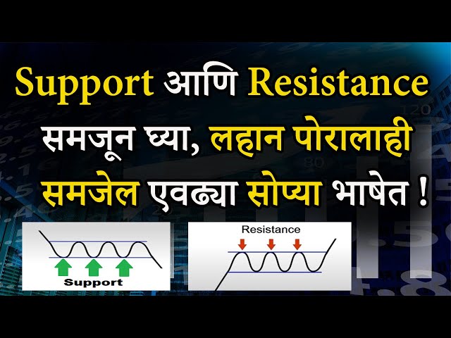 Support आणि Resistance म्हणजे काय ? | What Is Support And Resistance In Sharemarket ? | Marathi