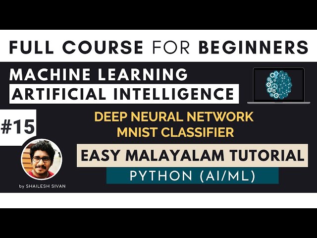 AI/ML Tutorial for beginners (Python AI/ML) - Part -15 | Deep Learning |DNN|Gradient Descent|MNIST