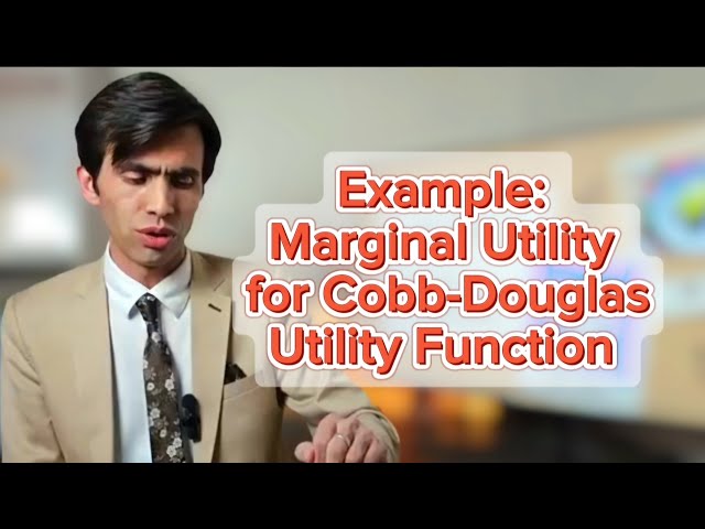 Marginal Utility for Cobb-Douglas Utility Function