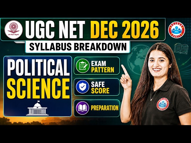 UGC NET Political Science Syllabus 2026 | Important Units & Strategy by Kiran Ma'am