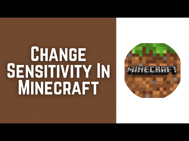 How To Change Sensitivity In Minecraft Java Edition 2026