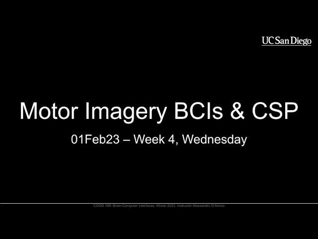 [08] Motor Imagery and Common Spatial Patterns (CSP)