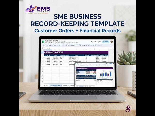 How to use Google Sheets Sales Order Tracking Template- Mobile Phone | SME Tutorial 2