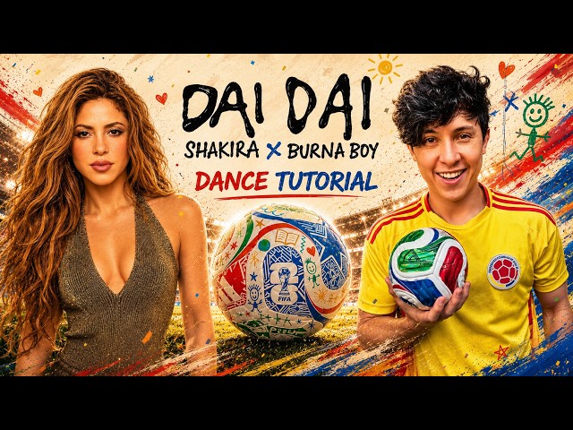 DAI DAI | 2026 World Cup 'SHAKIRA' | Choreography Tutorial *mirrored* ⚽️