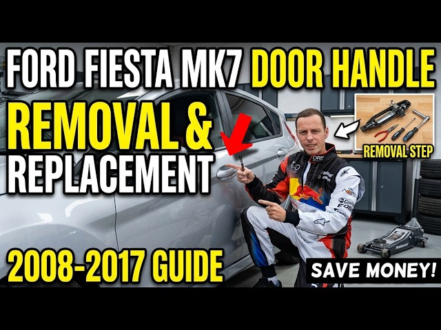 Ford Fiesta Mk7 Exterior Door Handle Removal Replacement Guide 2008- 2017