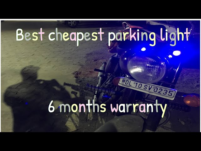 Get your multi colour bullet's parking light , 6 months warranty light.