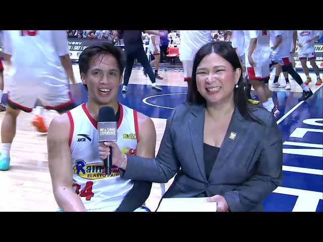 Caracut INSPIRED PLAYER OF THE GAME INTERVIEW after ROS' win | PBA Season 50 Commissioner’s Cup