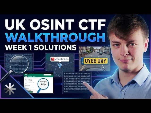 OSINT Image Analysis Guide - Week 1 CTF Walkthrough
