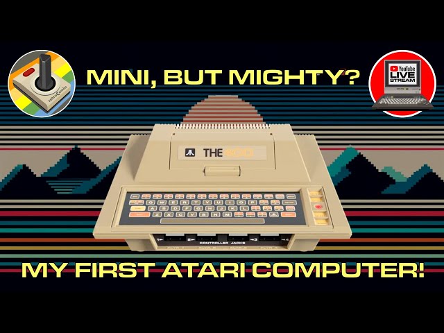 👀️ The Atari 400 Mini 🕹️️A Commodore User's UNBOXING and 1st REACTION!