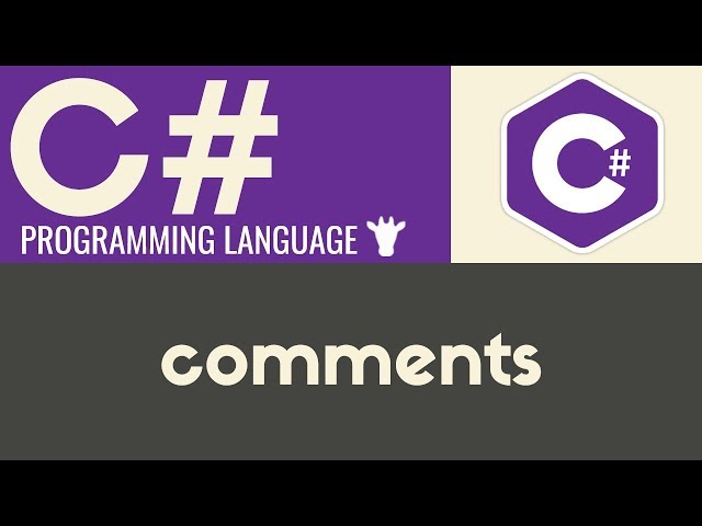 Comments | C# | Tutorial 23
