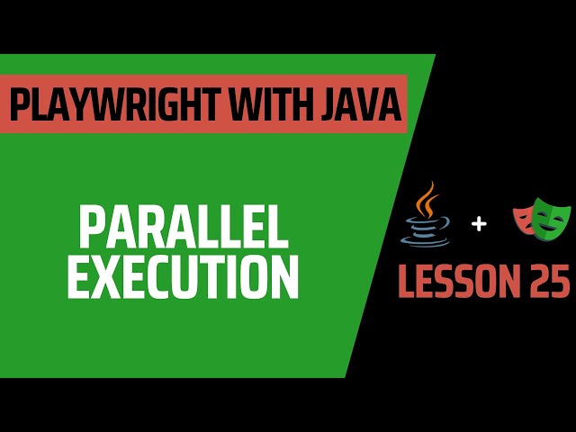 Lesson 25: Parallel Execution - Complete Course for Playwright with Java