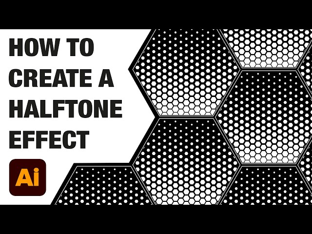 Manual Halftone effect - Illustrator Tutorial