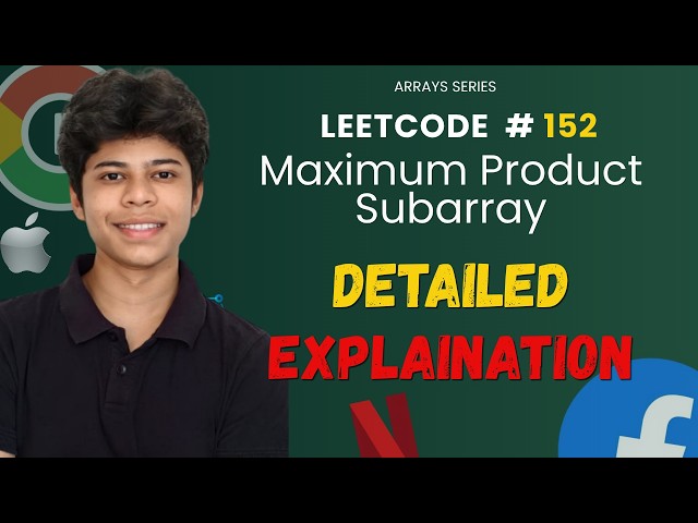 Maximum Product Subarray Explained Like Never Before 🚀 | LeetCode 152 | Java | Hindi
