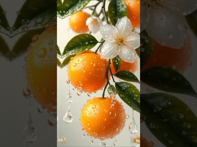 🌱🍊 Grow Orange Tree at Home!#fruit #plants #tahiriplant125