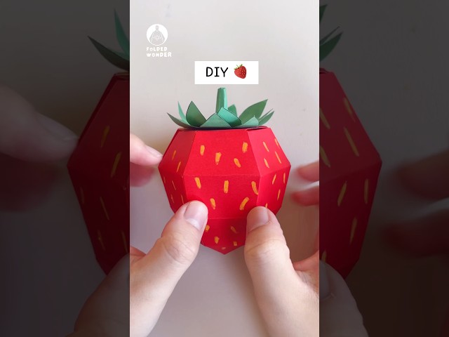 🍓😋DIY Strawberries#papercraft