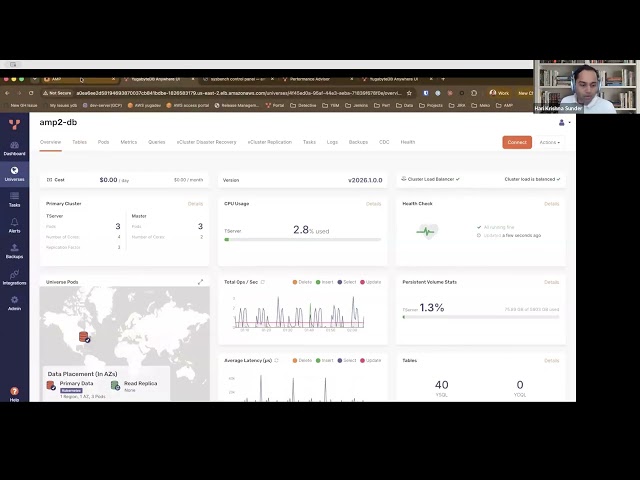 YugabyteDB AMP UI and Architecture