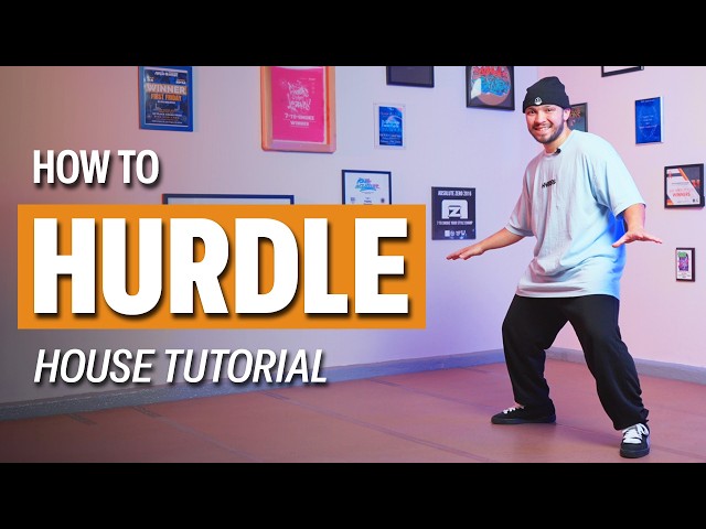 How to do the HURDLE | House Dance Tutorial