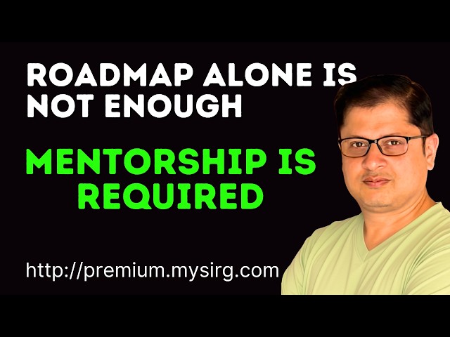 How mentorship can solve your problem? MySirG Sunday LIVE