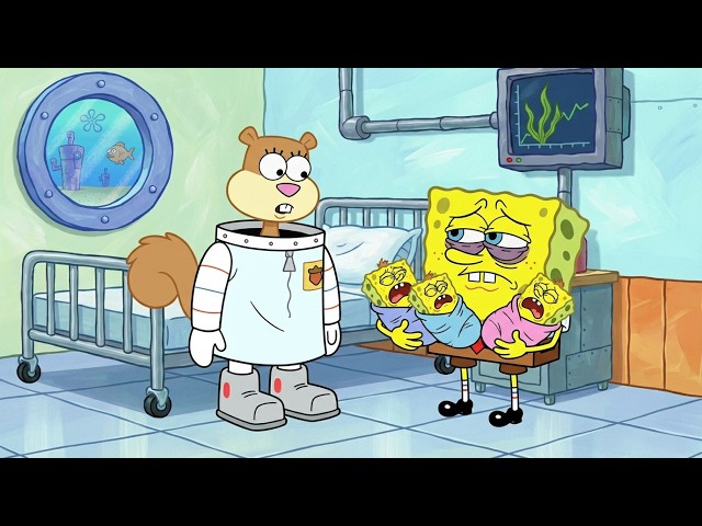 Sandy Finally Gave Birth!… And SpongeBob Gets Hit With TRIPLE Trouble! | Fanmade SpongeBob Animation