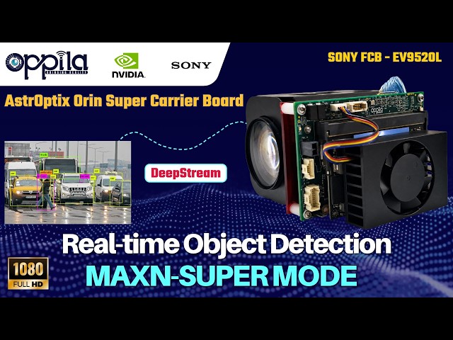 Real-Time AI on Jetson Orin NX with SONY FCB-EV9520L — DeepStream + AstrOptix Orin Super