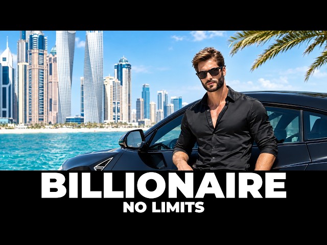 Billionaire No Limits 💰 3-Hour Luxury Lifestyle Visualization for Deep Focus, Work & Success