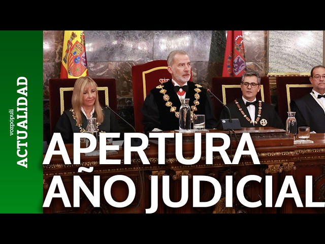🔴KING FELIPE VI presides over the opening ceremony of the Judicial Year