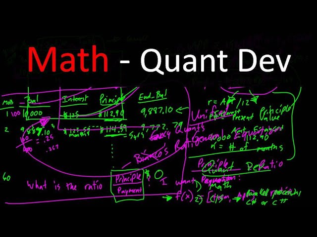 Math for Quant Dev - Example