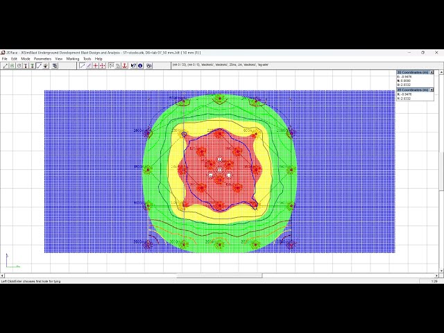 Simulación JK Simblast - 2D Face