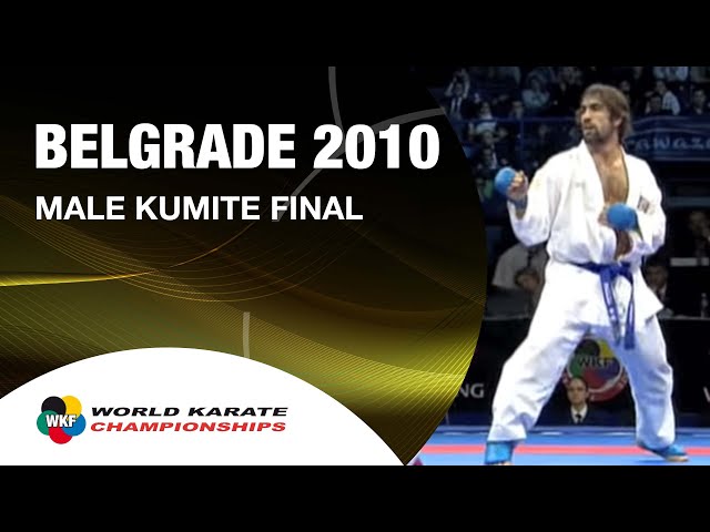 Rafael Aghayev vs Luigi Busa Male Kumite Final -75kg Belgrade 2010