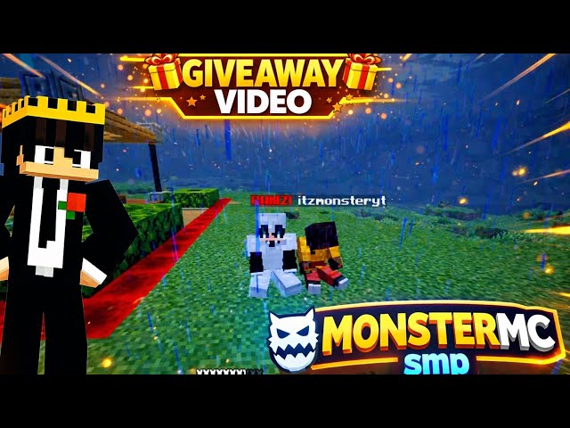 “Guys Finally MC Flat Style MONSTERMC Server Live 🔥 | Play on Server & Win a Giveaway 🎁” 