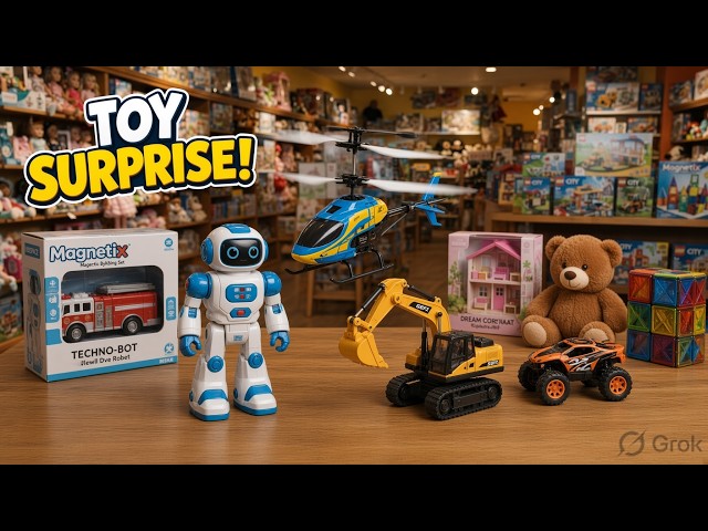 Amazing Surprise Toy Collection! 🚗 RC Cars, Train, Robot, Helicopter & More!