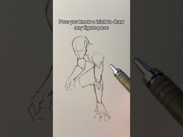 POV: you know a trick to draw any figure poses || Jmarron
