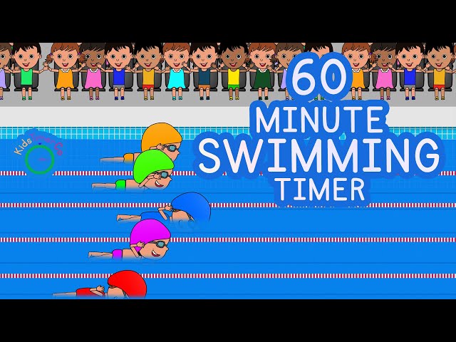 60 Minute Swimming Timer - Kids Visual Timer