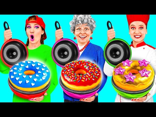 Me vs Grandma Cooking Challenge | Crazy Food Situations by PaRaRa Challenge