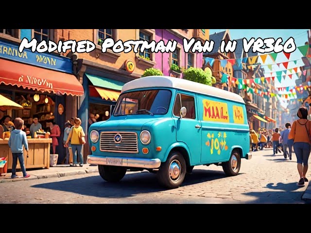 2009 Vauxhall Modified Mail Van in VR360 | Postman Pat Tribute at Petrolheadonism Live