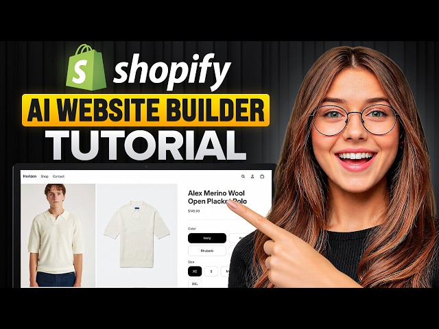 Shopify AI Website Builder Tutorial 🔥 - Build a Store With AI