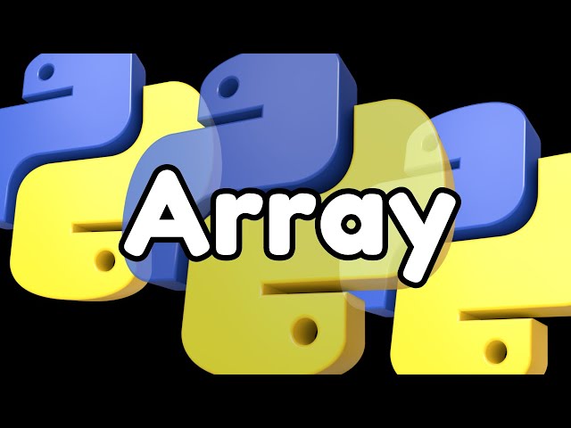 Array in Python | DSA Series | Code With Me