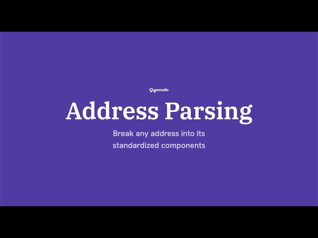 How to Parse Addresses into Components through an API or Spreadsheet with Geocodio