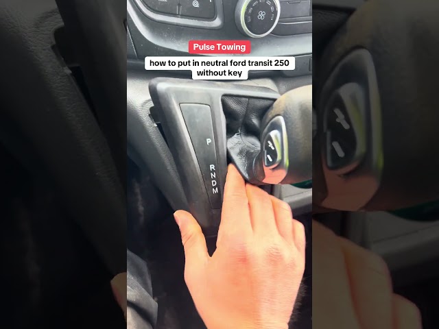 how to put in neutral ford transit 250 without key | #canada #edmonton #towing #towtruck #tips
