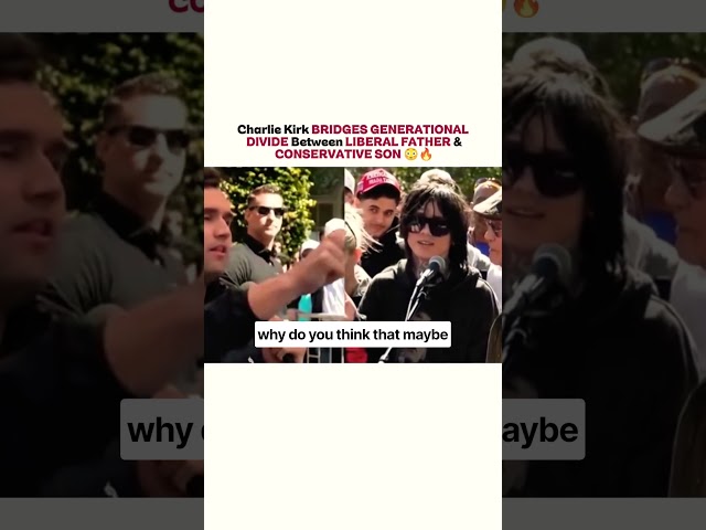 FAMILY POLITICAL DRAMA😱#shorts #campusdebate #charliekirk #fatherandson #viraldebate #debate #fyppp